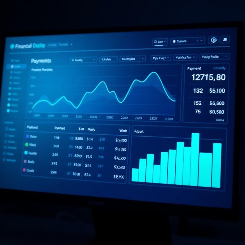 Painel financeiro mostrando prazos e valores a receber